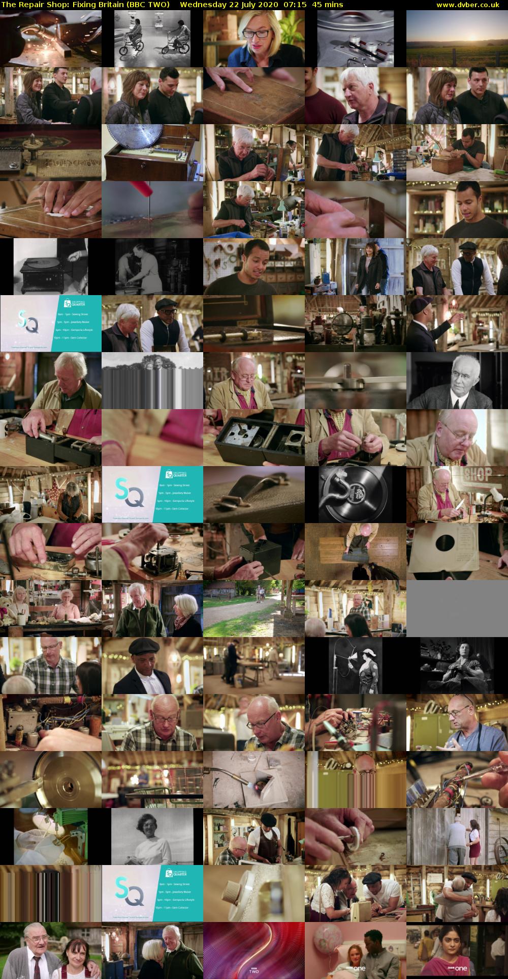 The Repair Shop: Fixing Britain (BBC TWO) Wednesday 22 July 2020 07:15 - 08:00