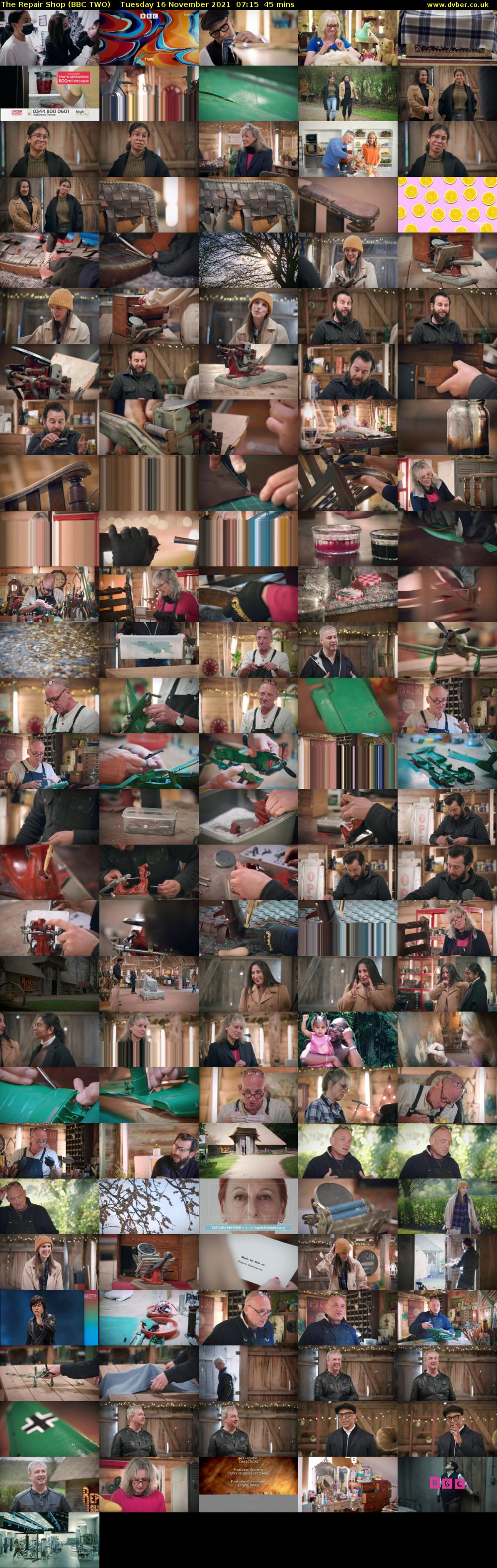 The Repair Shop (BBC TWO) Tuesday 16 November 2021 07:15 - 08:00