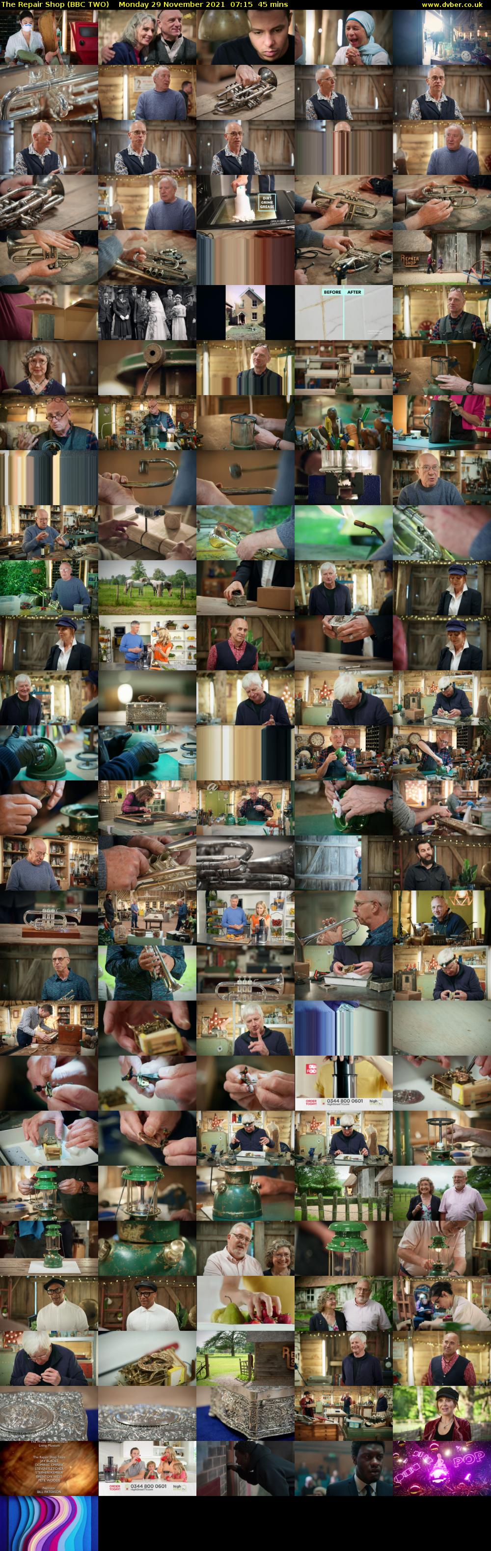 The Repair Shop (BBC TWO) Monday 29 November 2021 07:15 - 08:00