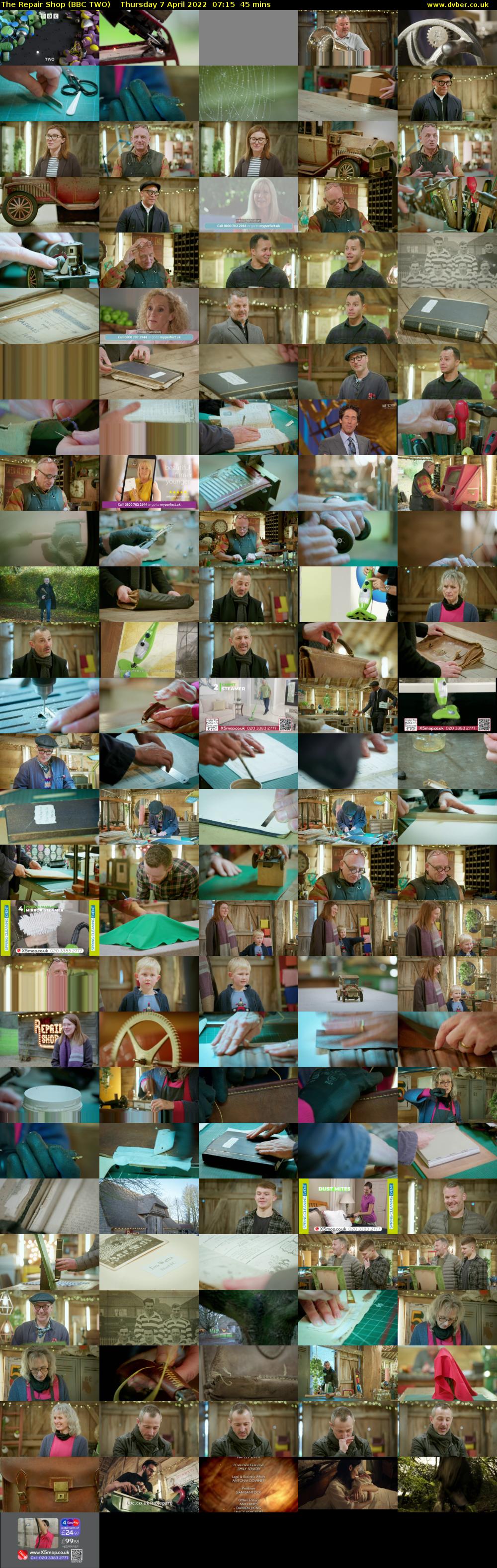 The Repair Shop (BBC TWO) Thursday 7 April 2022 07:15 - 08:00