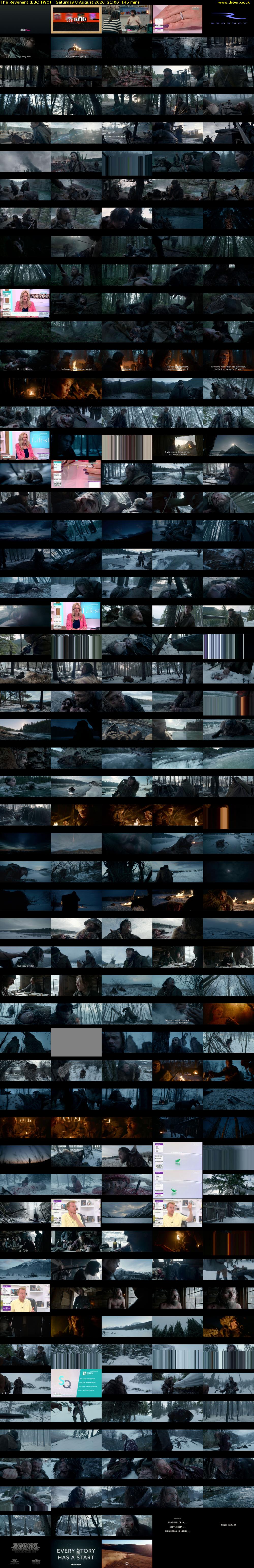 The Revenant (BBC TWO) Saturday 8 August 2020 21:00 - 23:25