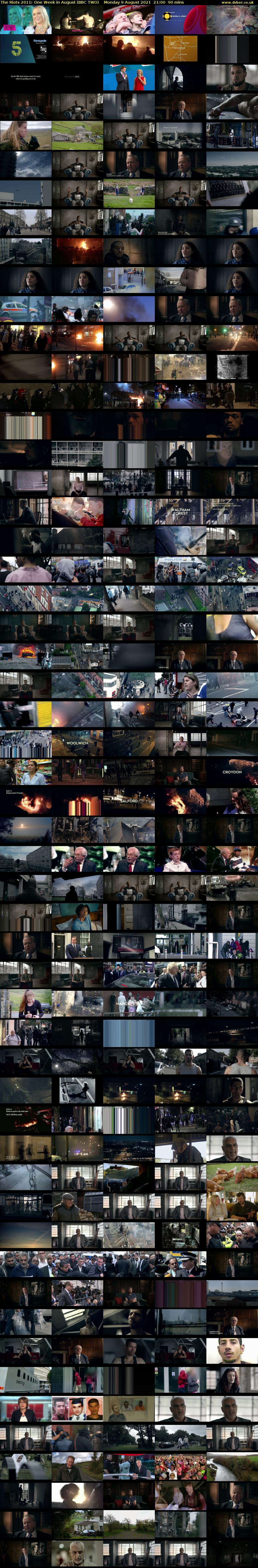 The Riots 2011: One Week in August (BBC TWO) Monday 9 August 2021 21:00 - 22:30