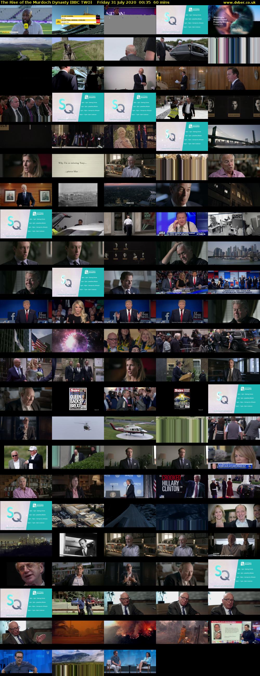 The Rise of the Murdoch Dynasty (BBC TWO) Friday 31 July 2020 00:35 - 01:35