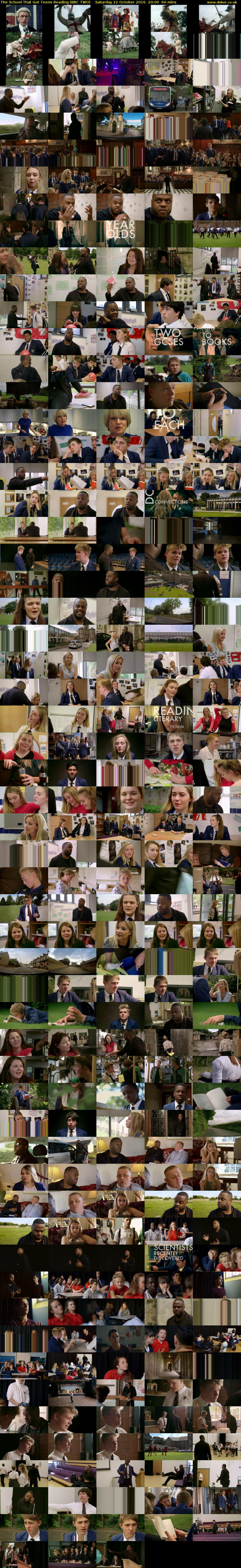 The School That Got Teens Reading (BBC TWO) Saturday 22 October 2016 20:00 - 21:00