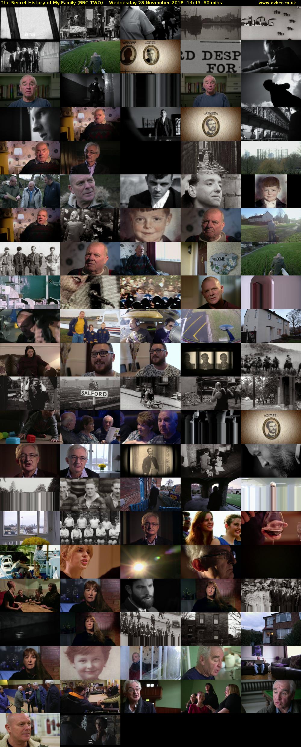 The Secret History of My Family (BBC TWO) Wednesday 28 November 2018 14:45 - 15:45