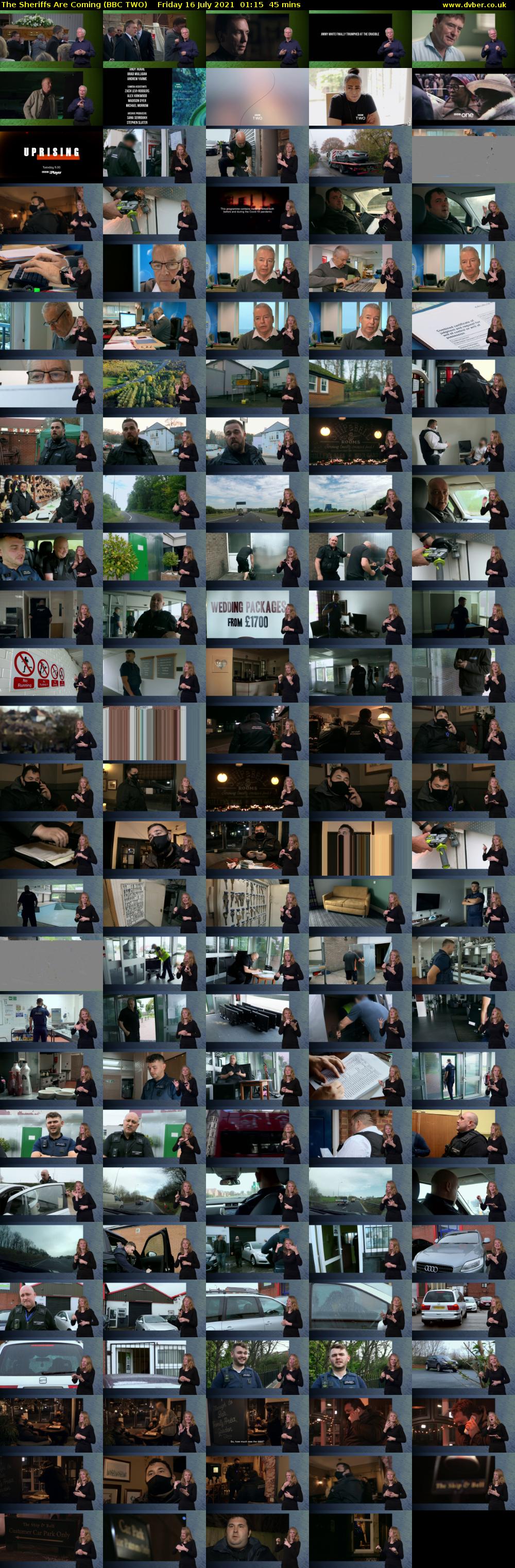 The Sheriffs Are Coming (BBC TWO) Friday 16 July 2021 01:15 - 02:00