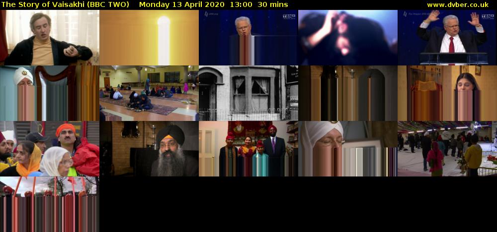 The Story of Vaisakhi (BBC TWO) Monday 13 April 2020 13:00 - 13:30
