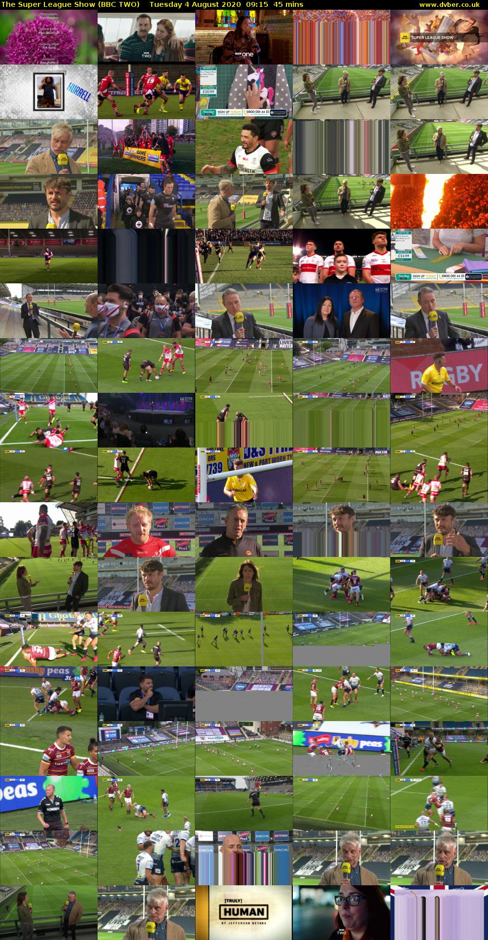 The Super League Show (BBC TWO) Tuesday 4 August 2020 09:15 - 10:00