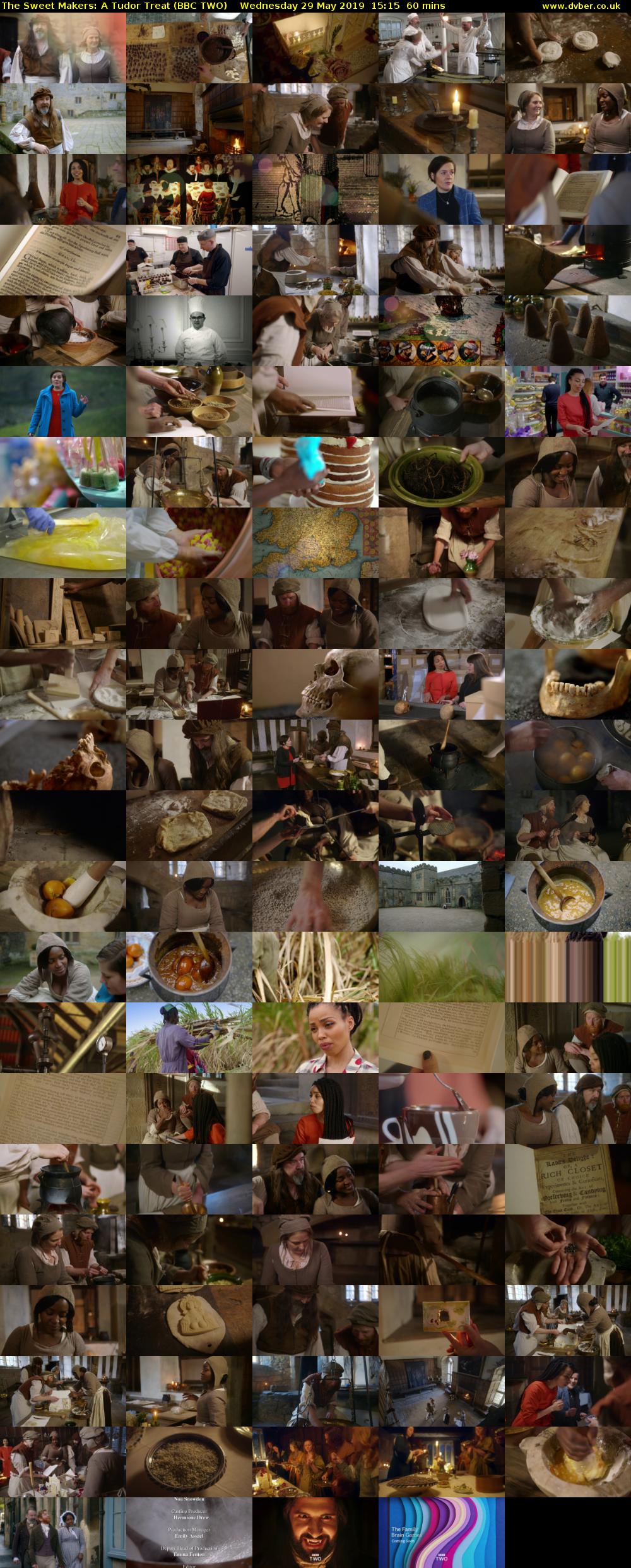 The Sweet Makers: A Tudor Treat (BBC TWO) Wednesday 29 May 2019 15:15 - 16:15