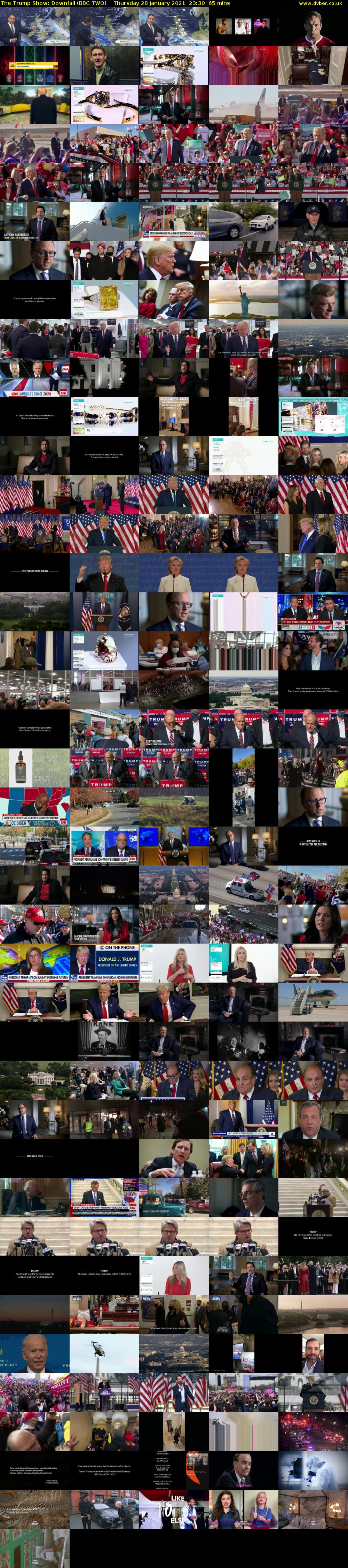 The Trump Show: Downfall (BBC TWO) Thursday 28 January 2021 23:30 - 00:35