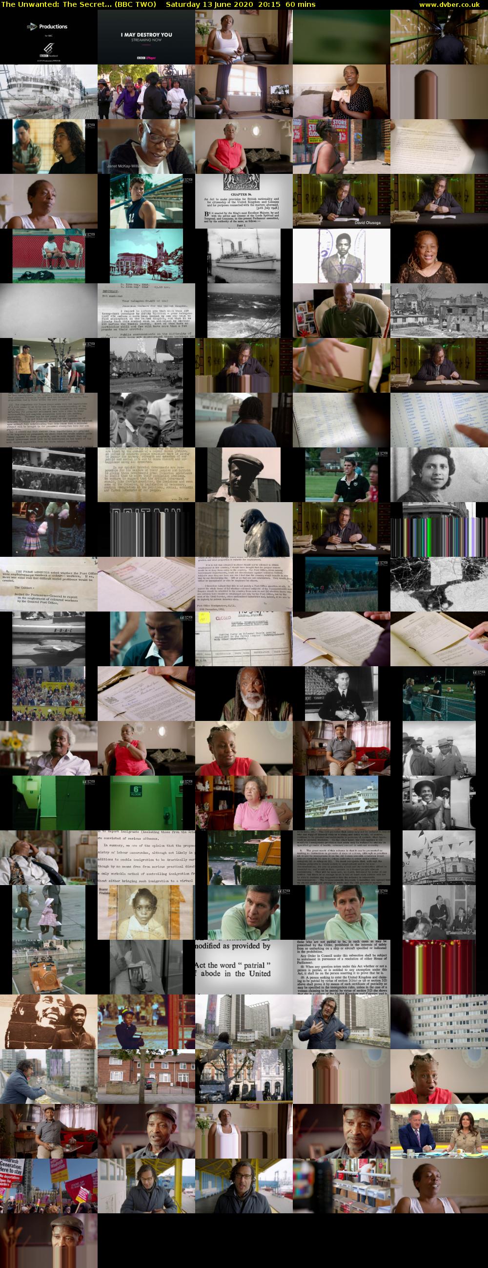 The Unwanted: The Secret... (BBC TWO) Saturday 13 June 2020 20:15 - 21:15