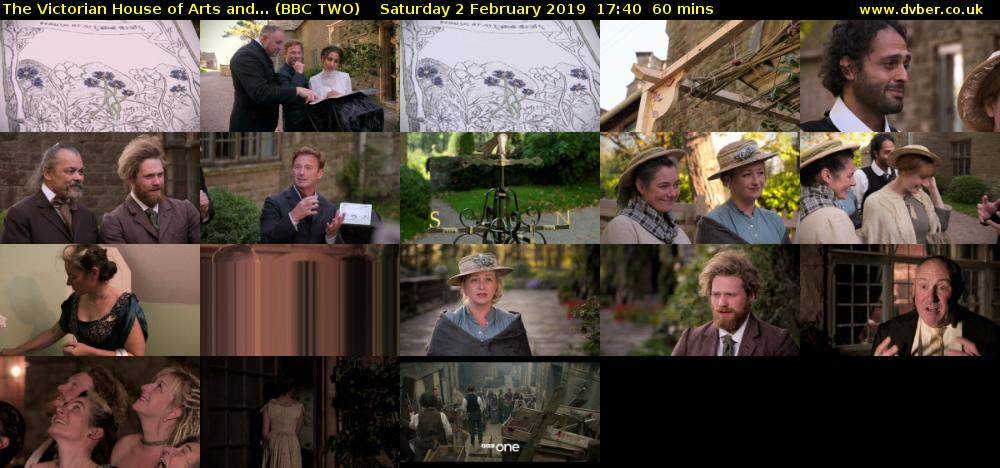 The Victorian House of Arts and... (BBC TWO) Saturday 2 February 2019 17:40 - 18:40