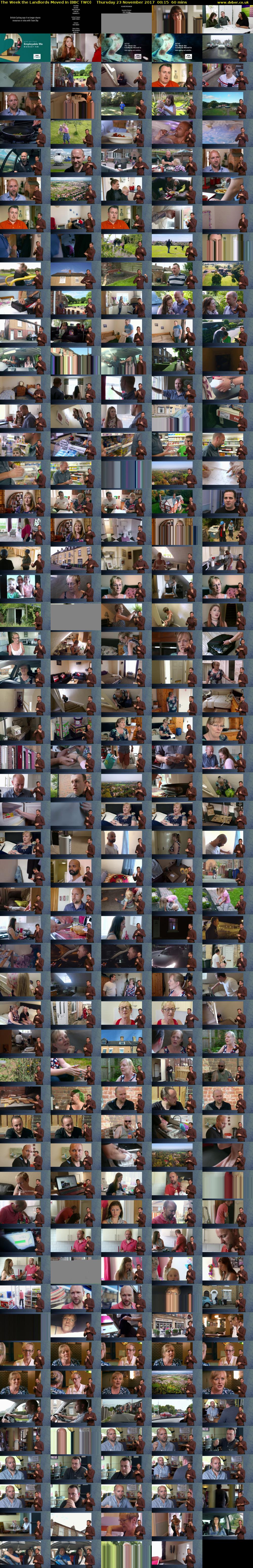 The Week the Landlords Moved In (BBC TWO) Thursday 23 November 2017 00:15 - 01:15