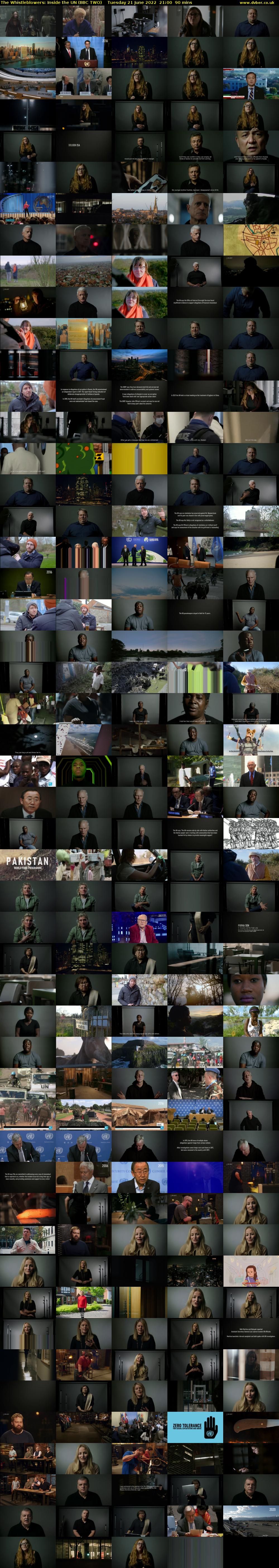The Whistleblowers: Inside the UN (BBC TWO) Tuesday 21 June 2022 21:00 - 22:30