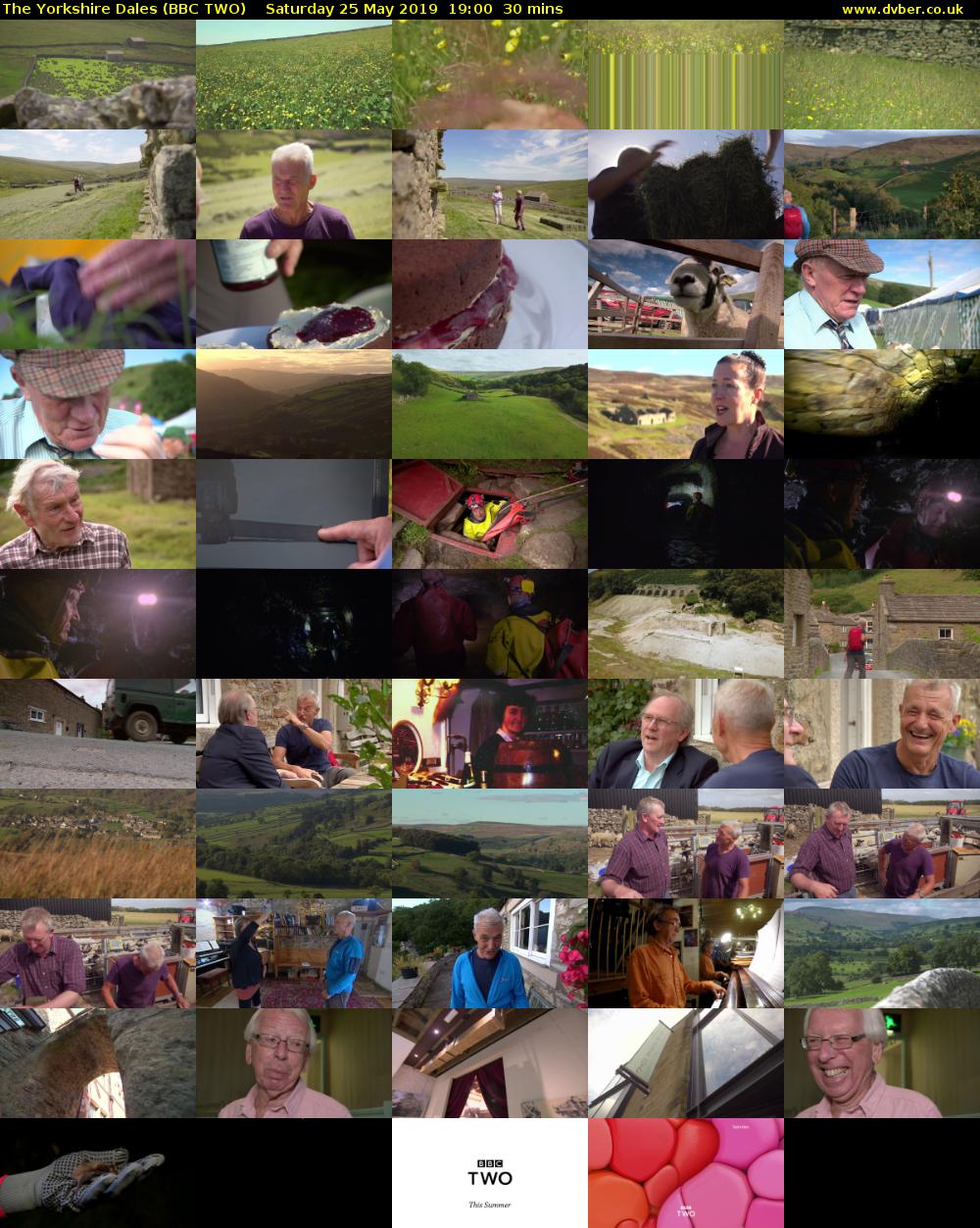 The Yorkshire Dales (BBC TWO) Saturday 25 May 2019 19:00 - 19:30