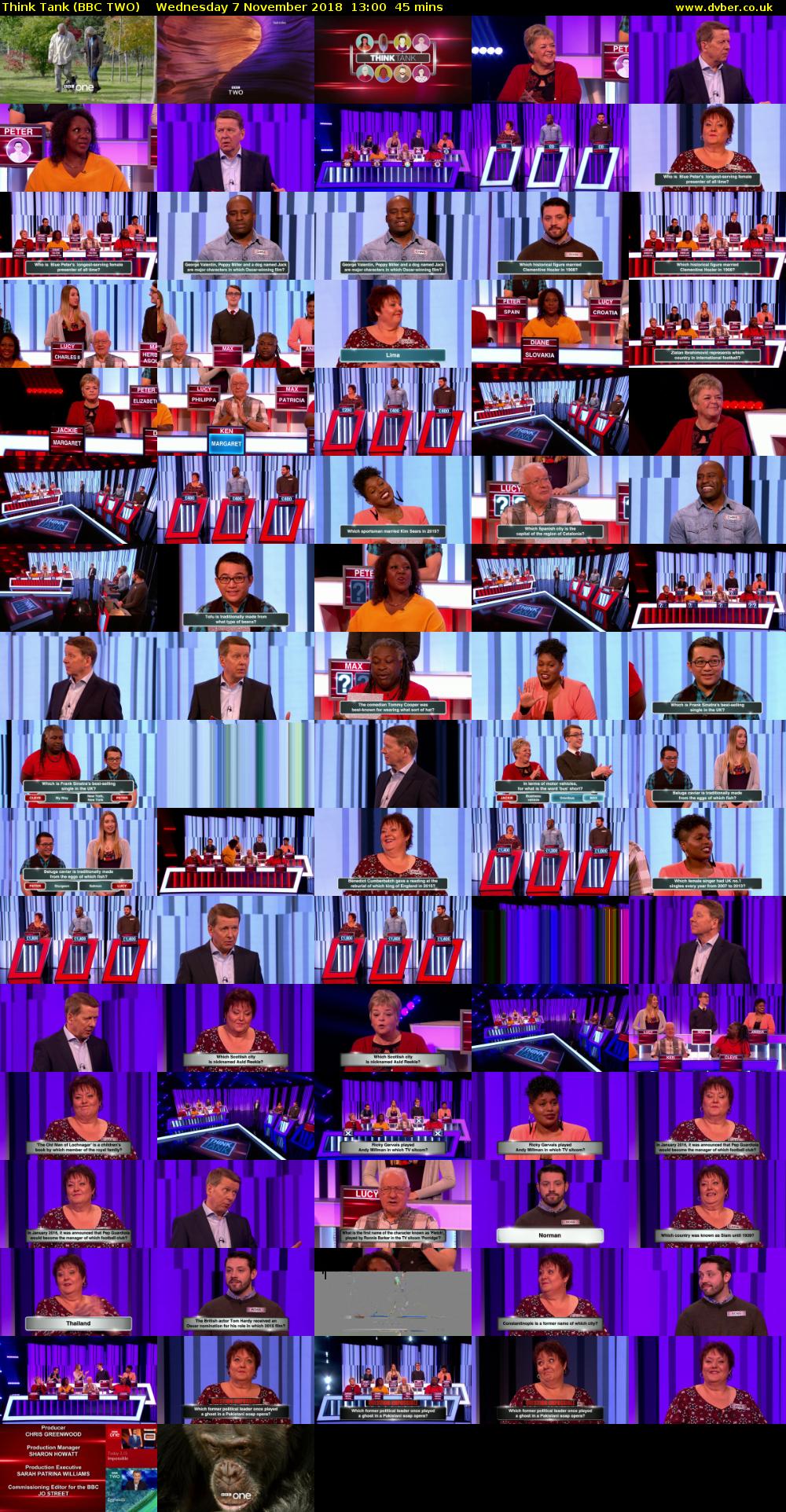 Think Tank (BBC TWO) Wednesday 7 November 2018 13:00 - 13:45