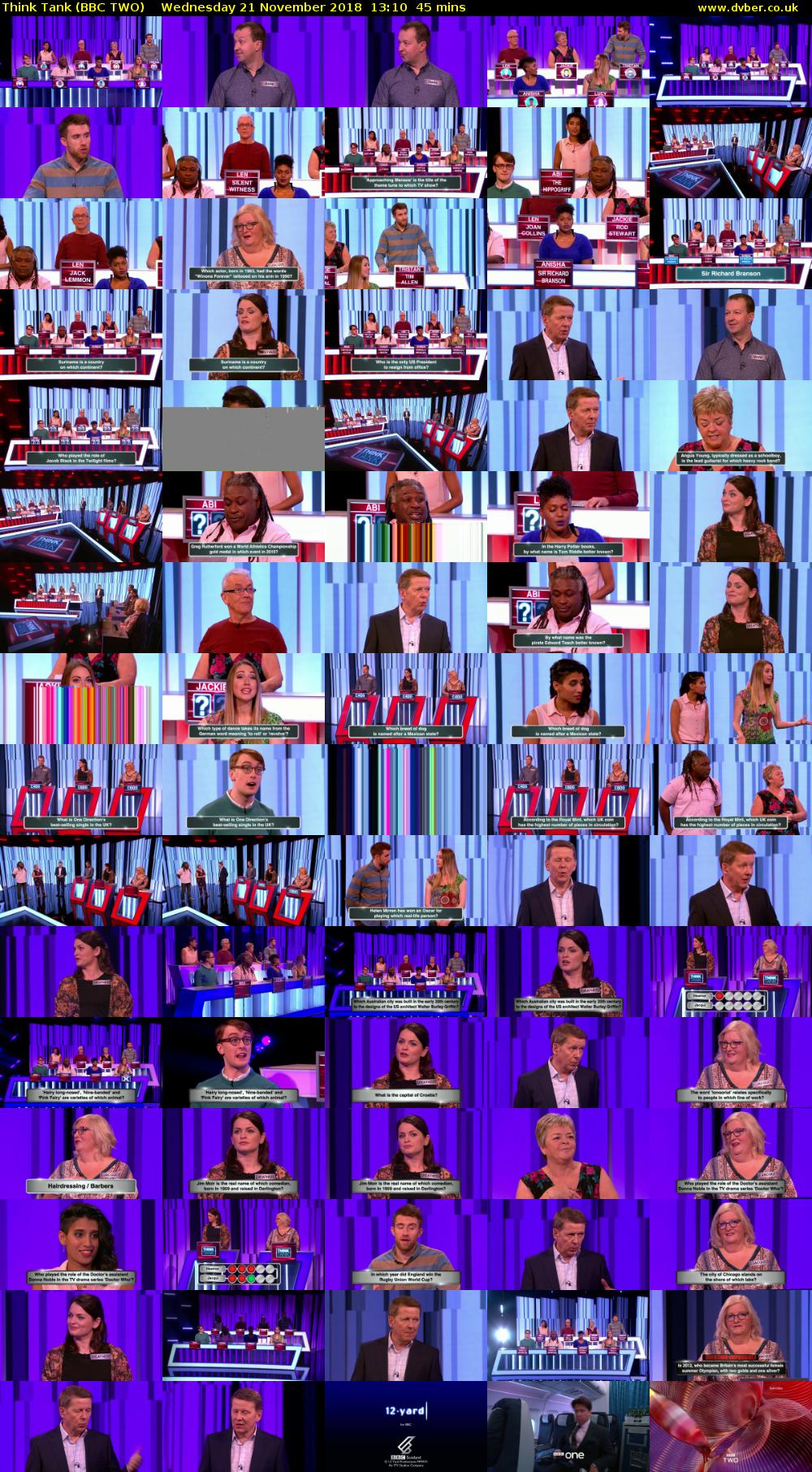Think Tank (BBC TWO) Wednesday 21 November 2018 13:10 - 13:55