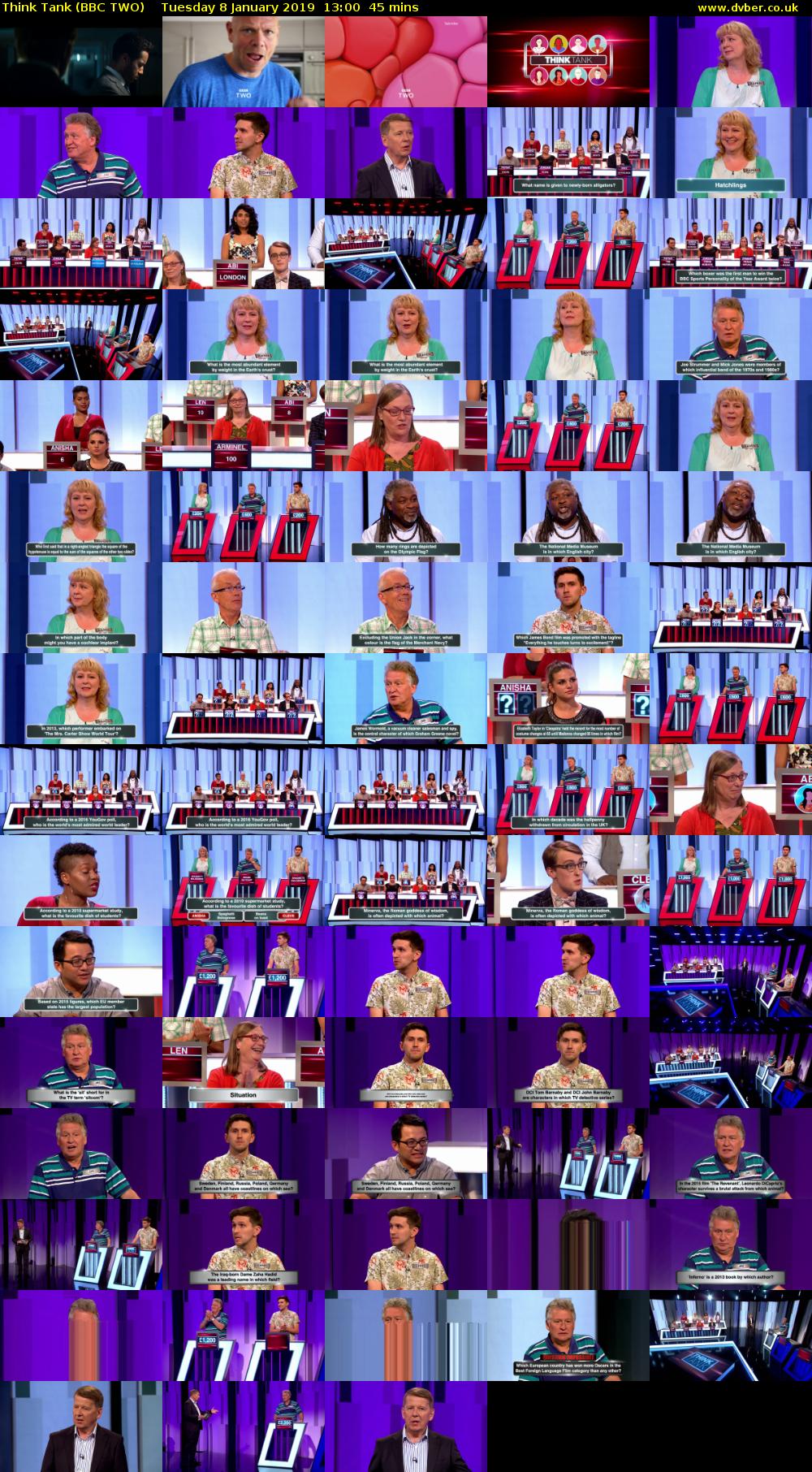 Think Tank (BBC TWO) Tuesday 8 January 2019 13:00 - 13:45