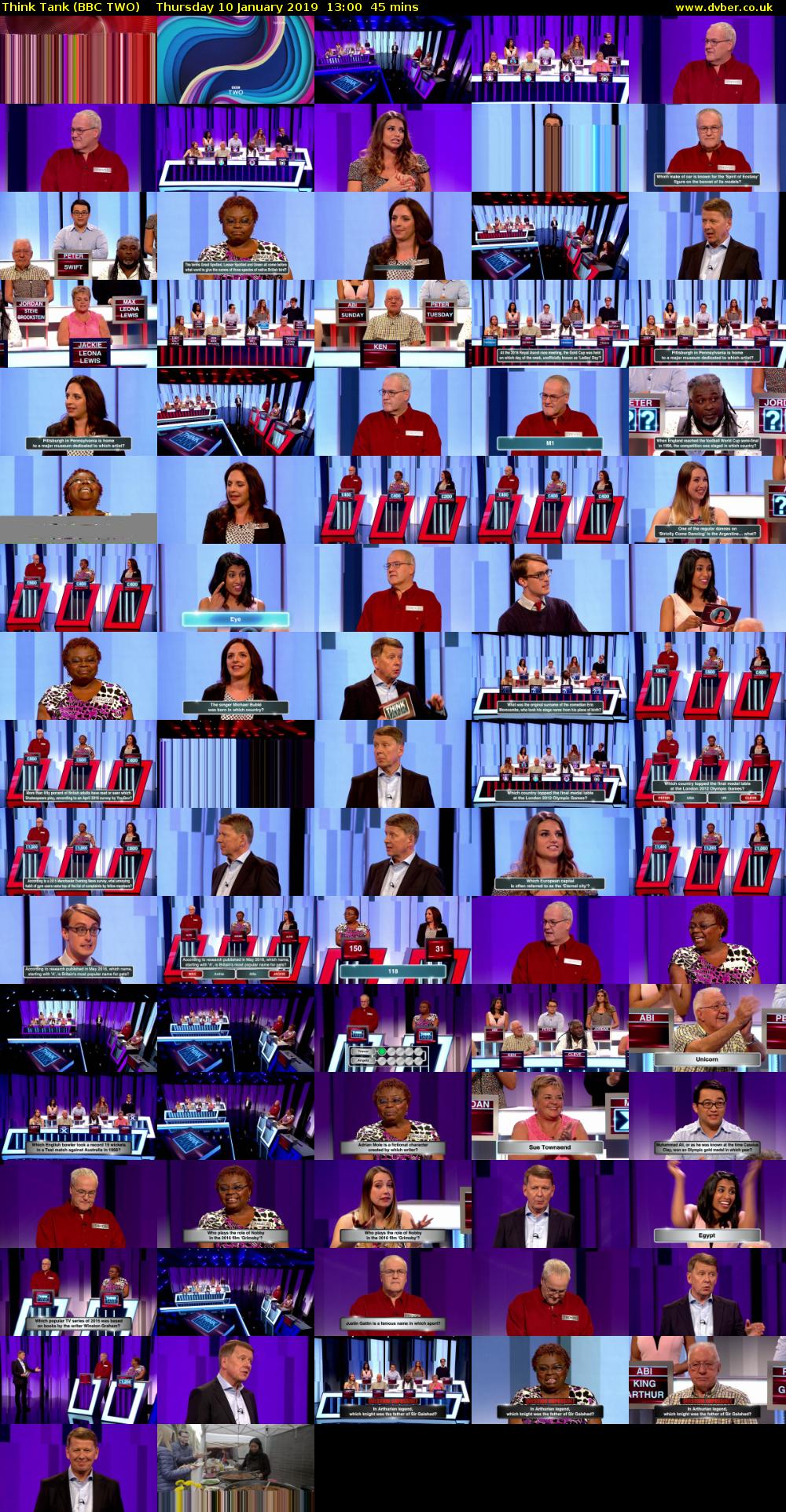 Think Tank (BBC TWO) Thursday 10 January 2019 13:00 - 13:45