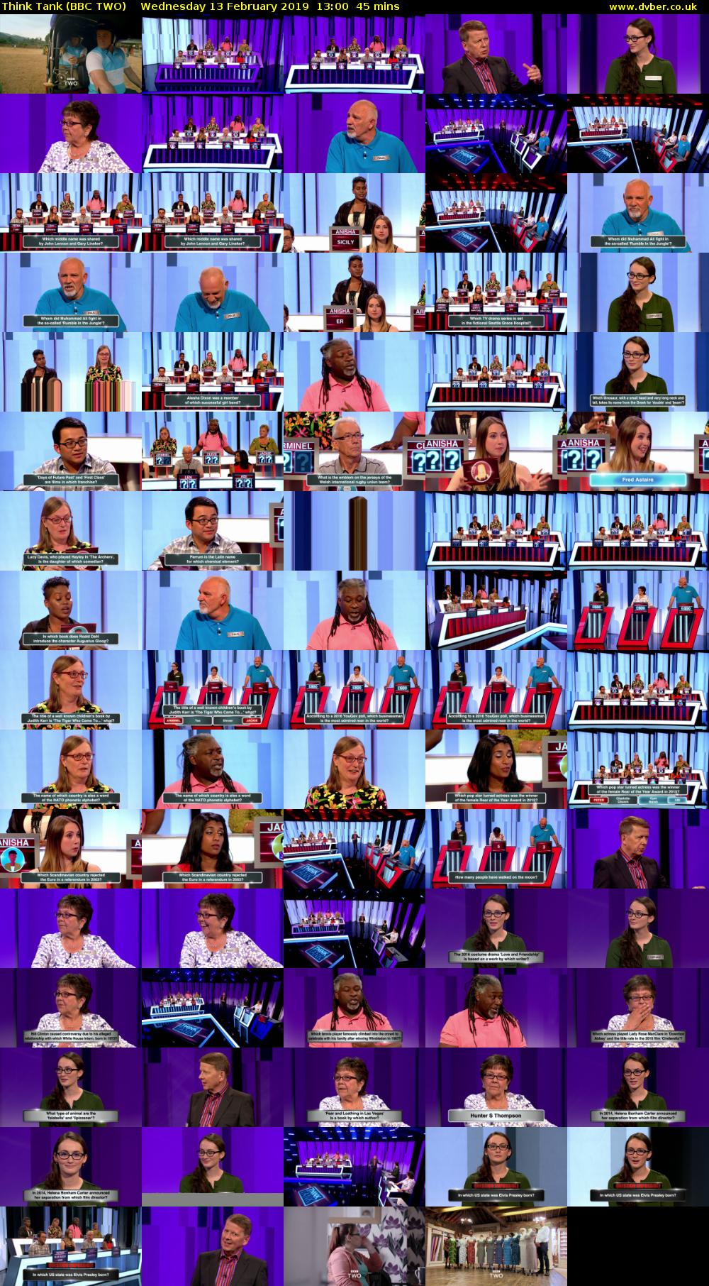 Think Tank (BBC TWO) Wednesday 13 February 2019 13:00 - 13:45