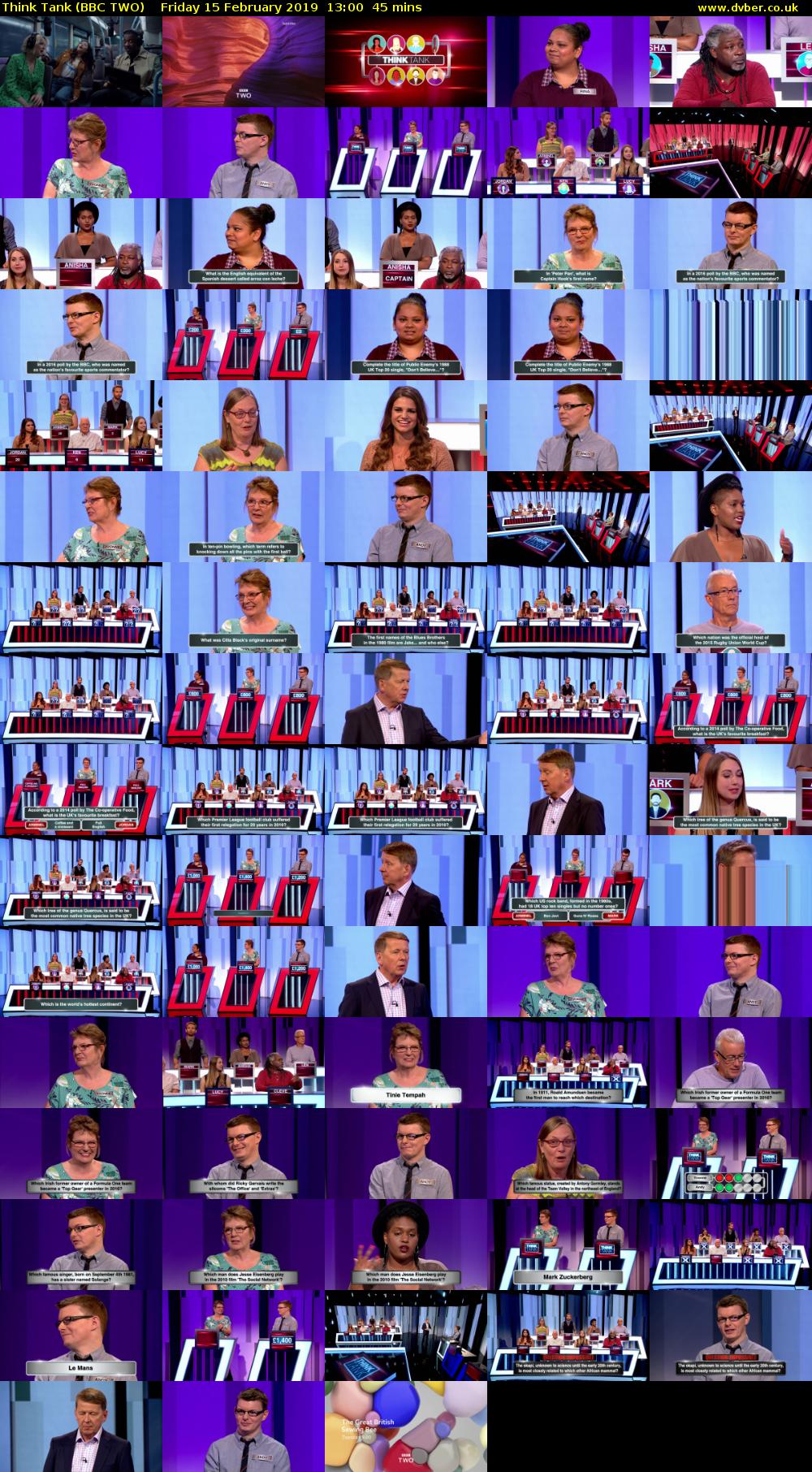 Think Tank (BBC TWO) Friday 15 February 2019 13:00 - 13:45