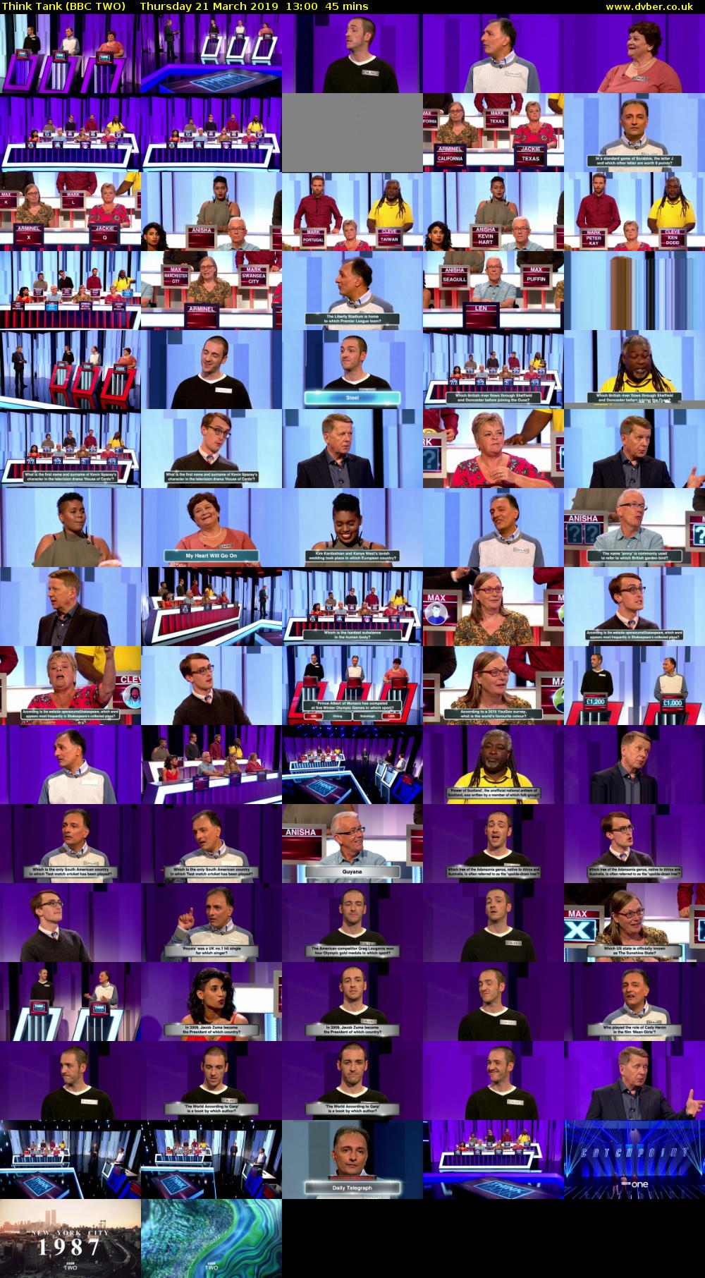 Think Tank (BBC TWO) Thursday 21 March 2019 13:00 - 13:45