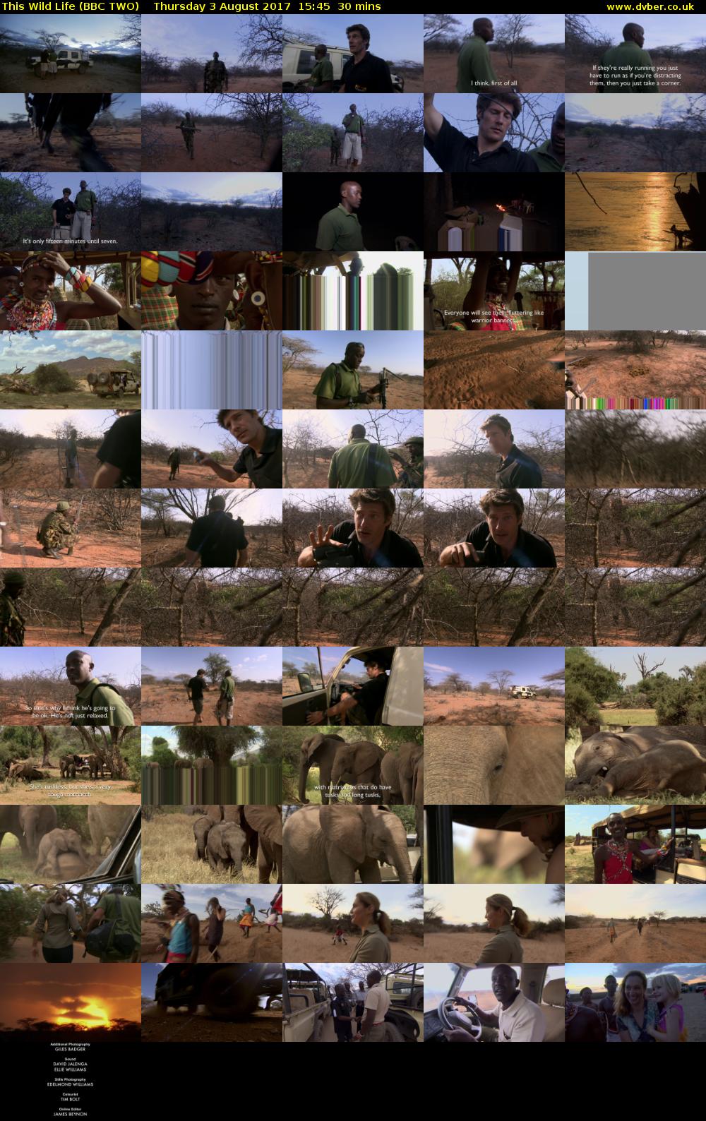 This Wild Life (BBC TWO) Thursday 3 August 2017 15:45 - 16:15