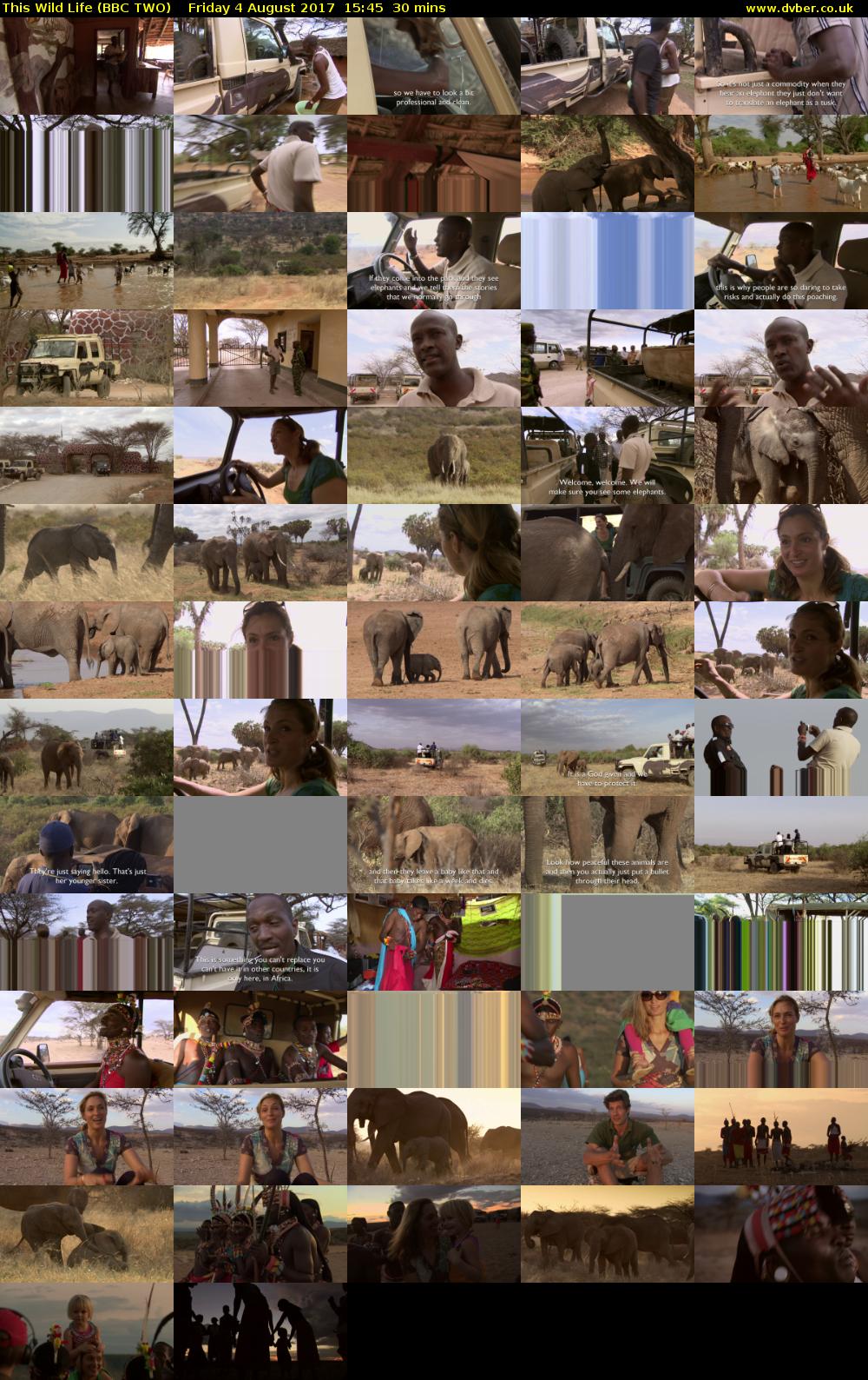 This Wild Life (BBC TWO) Friday 4 August 2017 15:45 - 16:15
