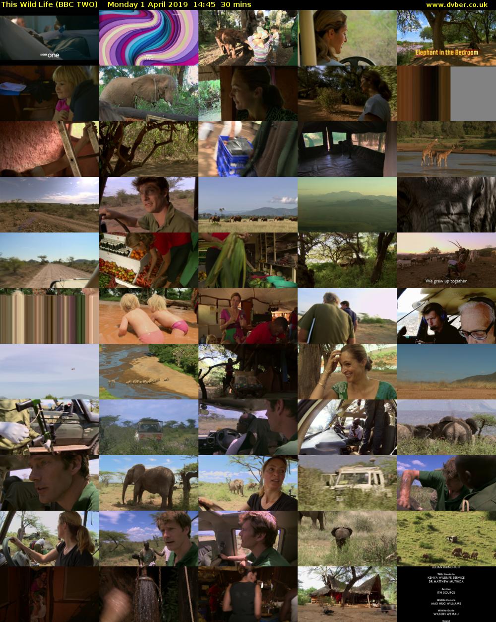 This Wild Life (BBC TWO) Monday 1 April 2019 14:45 - 15:15