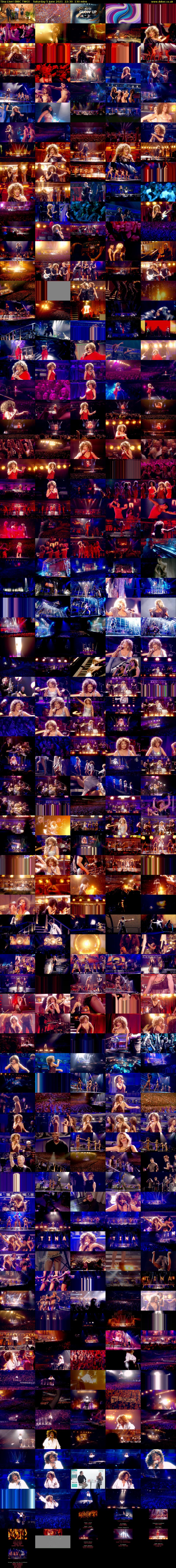 Tina Live! (BBC TWO) Saturday 5 June 2021 22:30 - 00:40