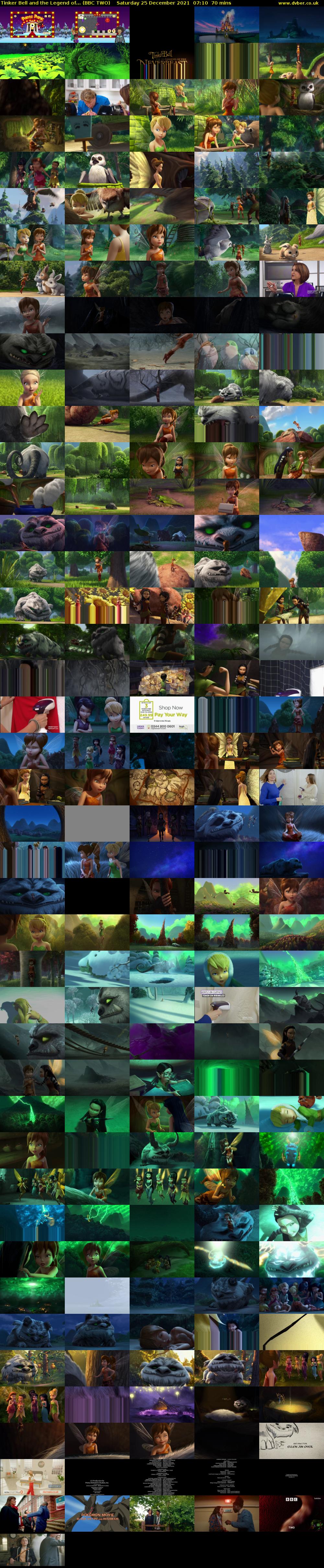 Tinker Bell and the Legend of... (BBC TWO) Saturday 25 December 2021 07:10 - 08:20