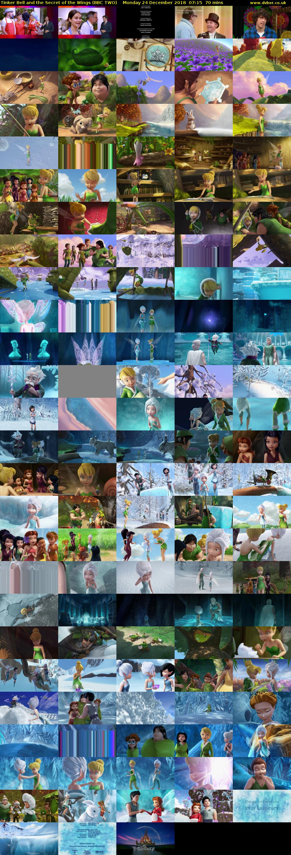 Tinker Bell and the Secret of the Wings (BBC TWO) Monday 24 December 2018 07:15 - 08:25