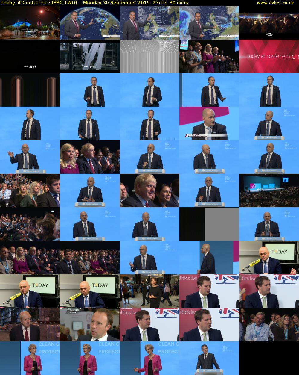 Today at Conference (BBC TWO) Monday 30 September 2019 23:15 - 23:45