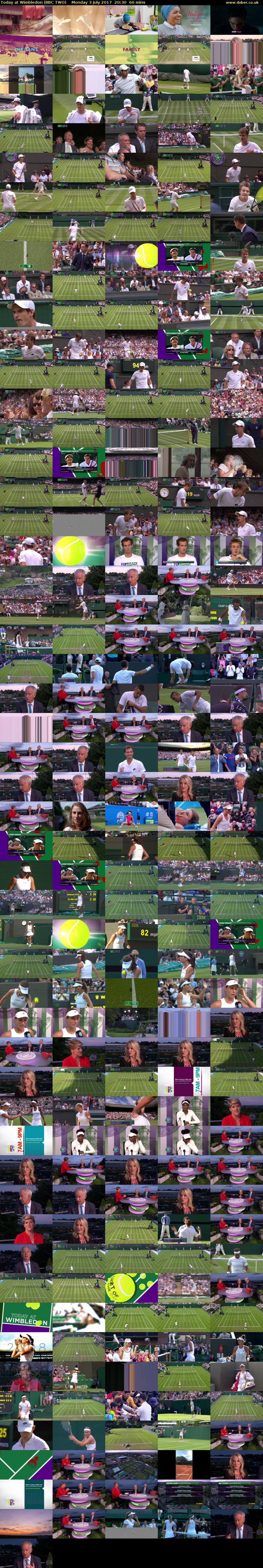 Today at Wimbledon (BBC TWO) Monday 3 July 2017 20:30 - 21:30