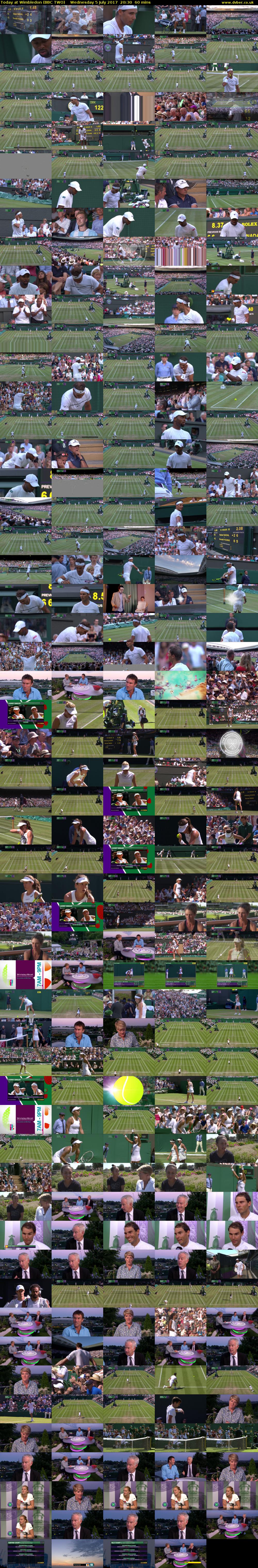 Today at Wimbledon (BBC TWO) Wednesday 5 July 2017 20:30 - 21:30