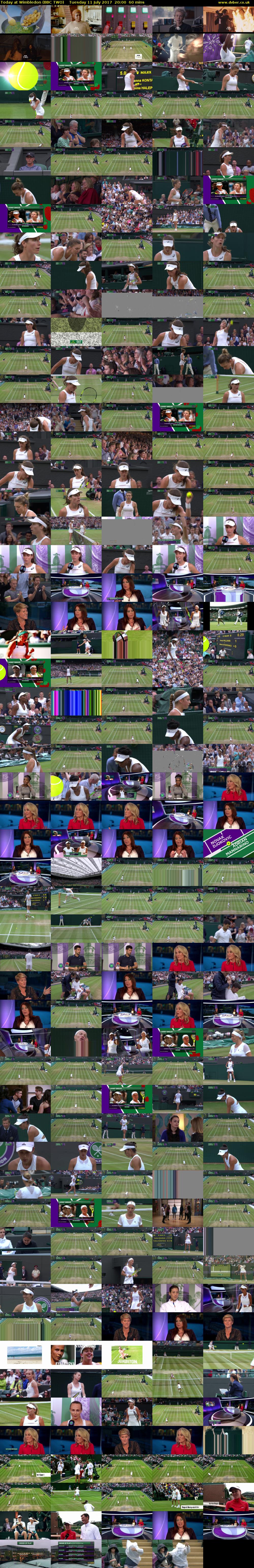 Today at Wimbledon (BBC TWO) Tuesday 11 July 2017 20:00 - 21:00