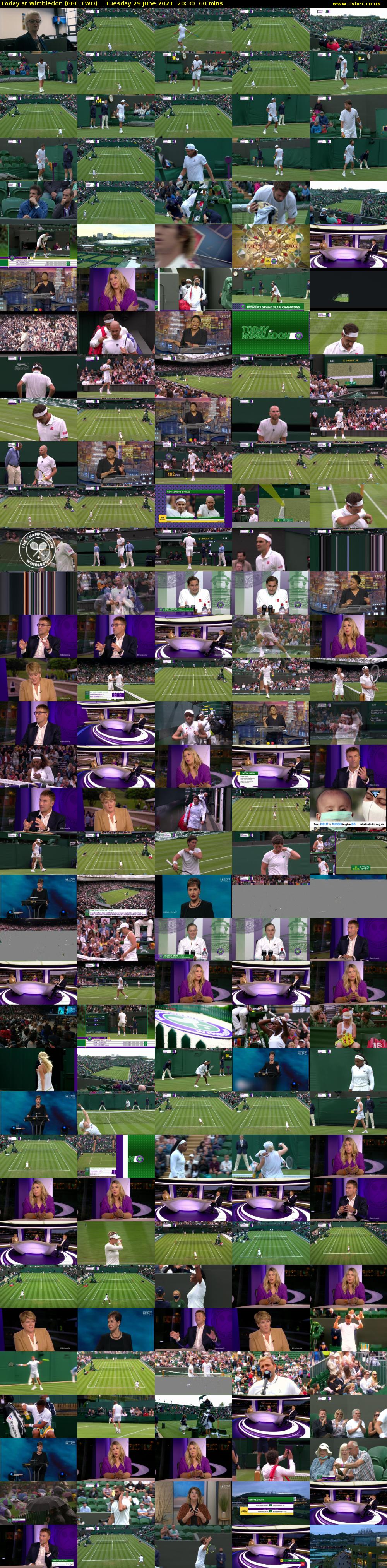 Today at Wimbledon (BBC TWO) Tuesday 29 June 2021 20:30 - 21:30