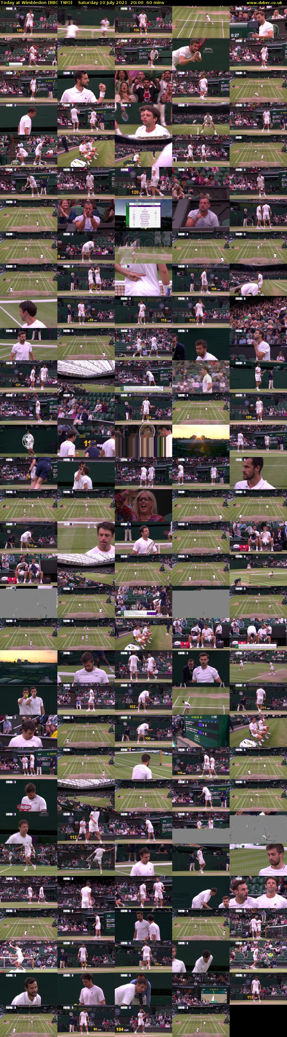 Today at Wimbledon (BBC TWO) Saturday 10 July 2021 20:00 - 21:00