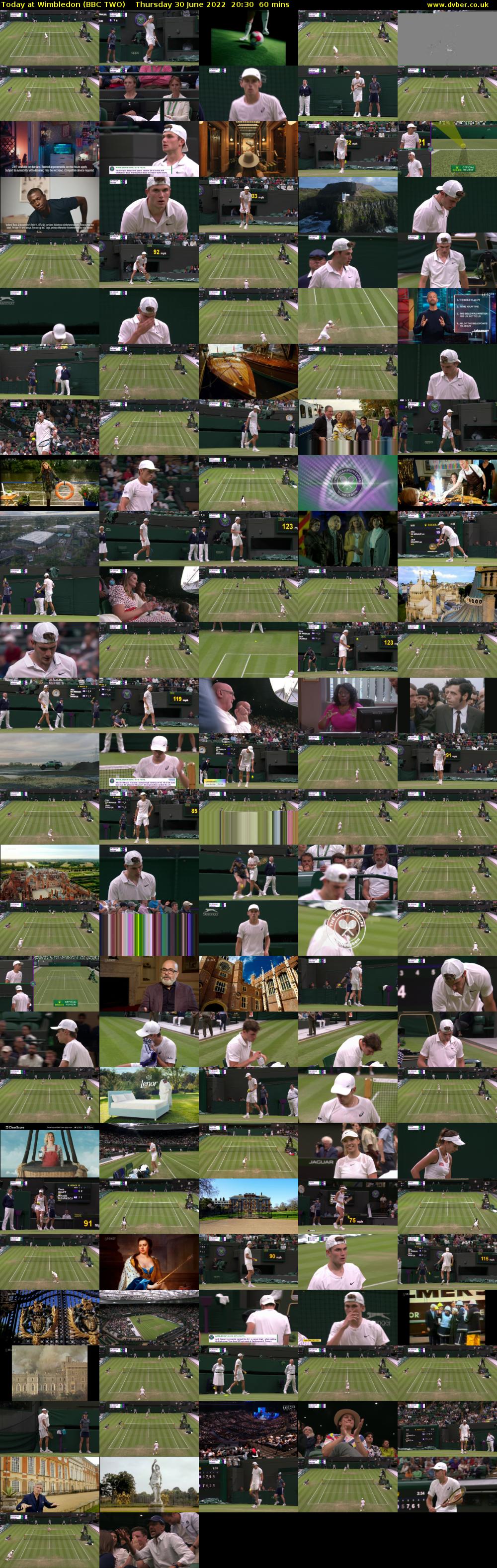 Today at Wimbledon (BBC TWO) Thursday 30 June 2022 20:30 - 21:30
