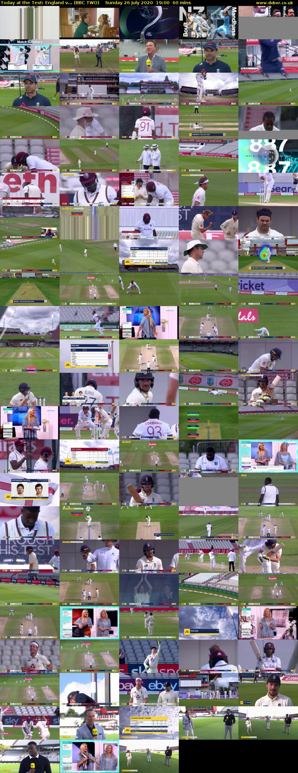 Today at the Test: England v... (BBC TWO) Sunday 26 July 2020 19:00 - 20:00