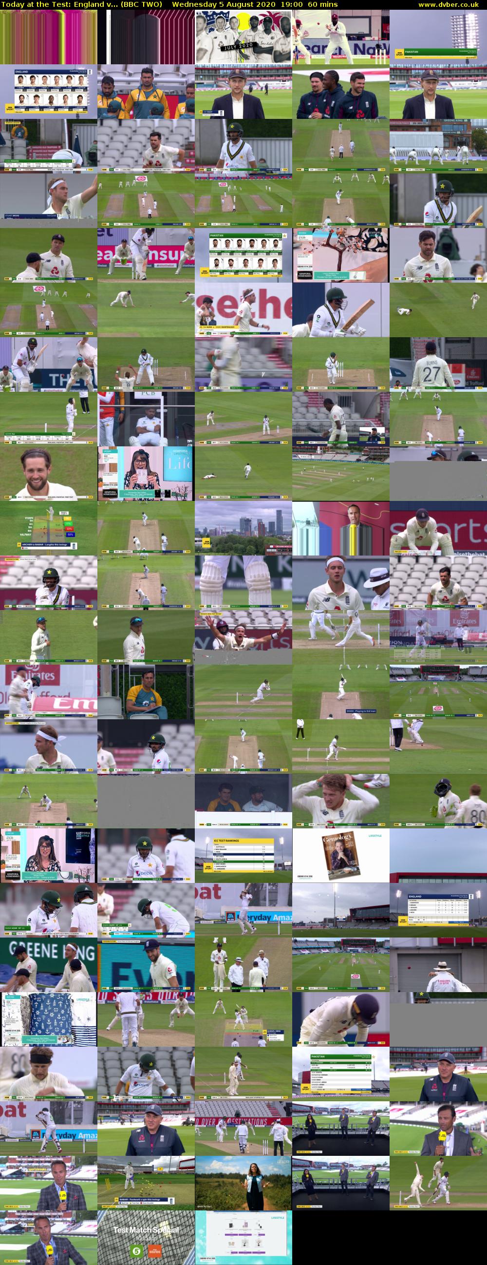Today at the Test: England v... (BBC TWO) Wednesday 5 August 2020 19:00 - 20:00