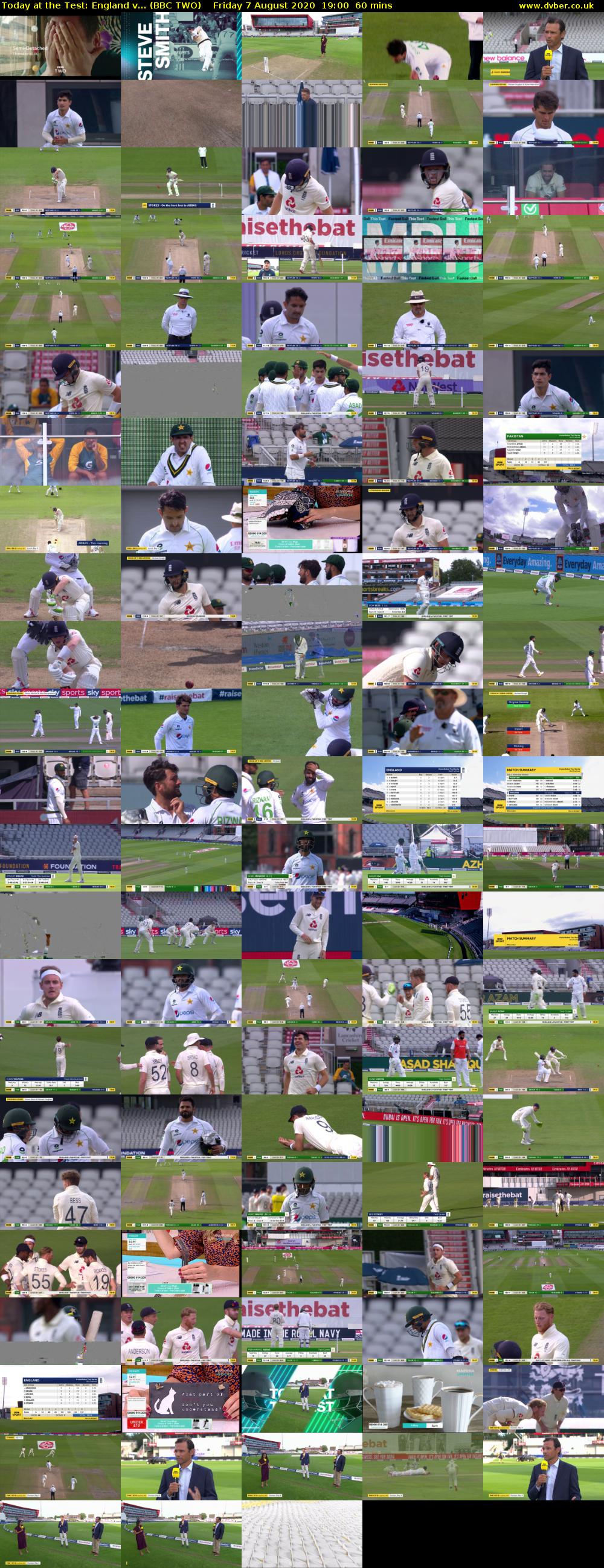 Today at the Test: England v... (BBC TWO) Friday 7 August 2020 19:00 - 20:00
