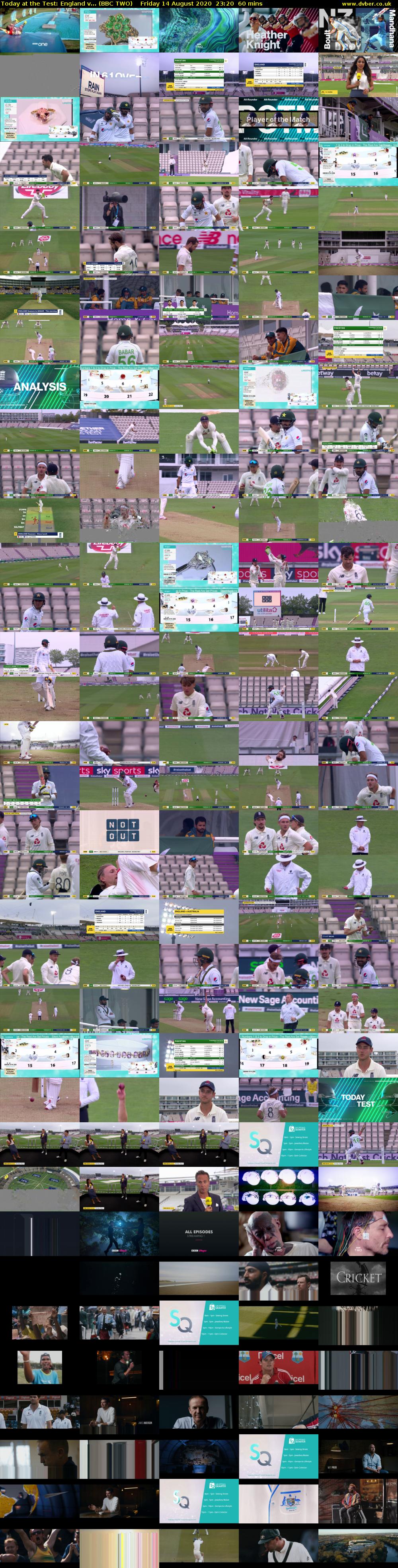 Today at the Test: England v... (BBC TWO) Friday 14 August 2020 23:20 - 00:20