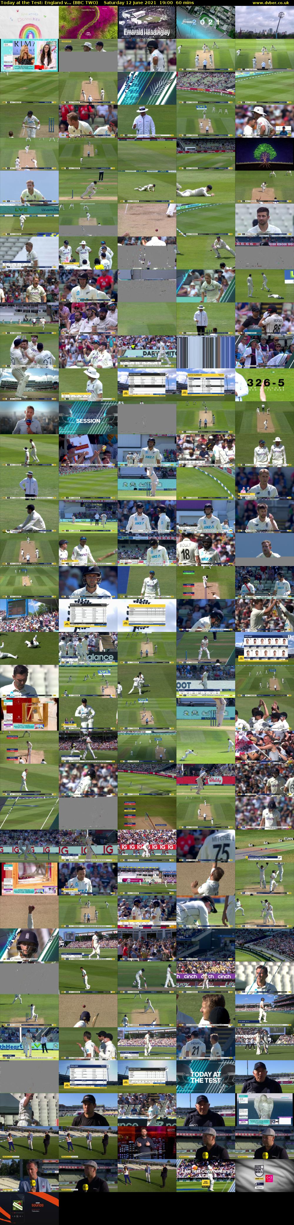 Today at the Test: England v... (BBC TWO) Saturday 12 June 2021 19:00 - 20:00