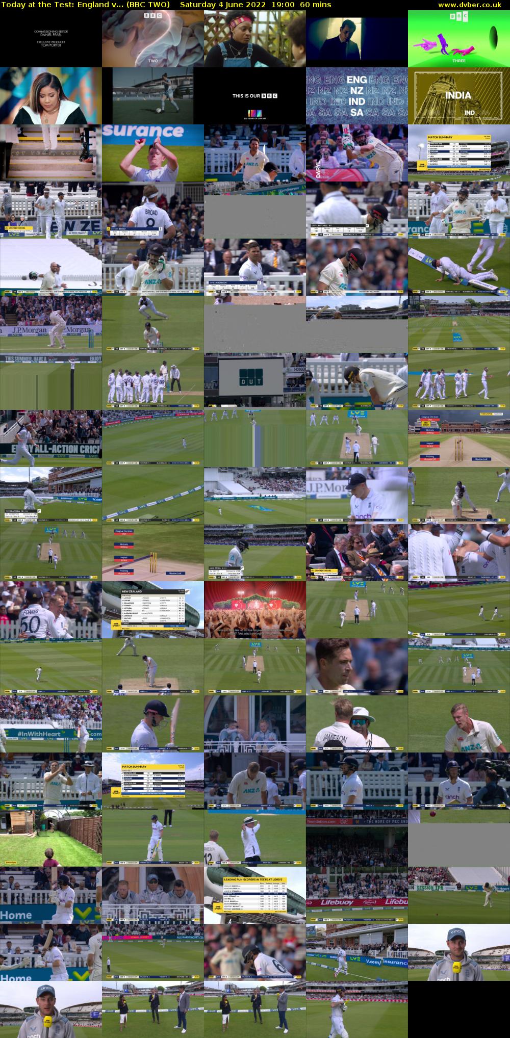 Today at the Test: England v... (BBC TWO) Saturday 4 June 2022 19:00 - 20:00