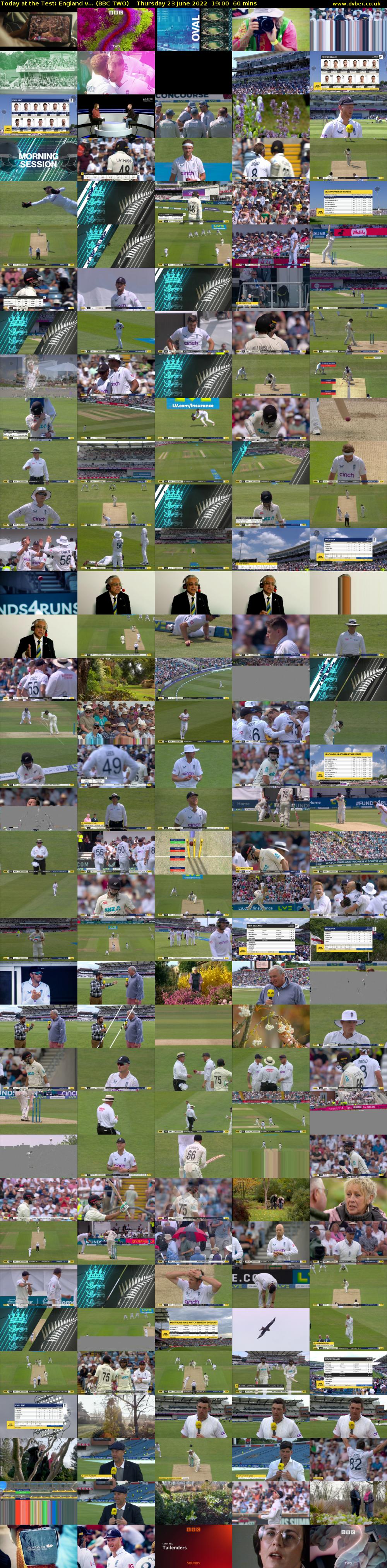 Today at the Test: England v... (BBC TWO) Thursday 23 June 2022 19:00 - 20:00