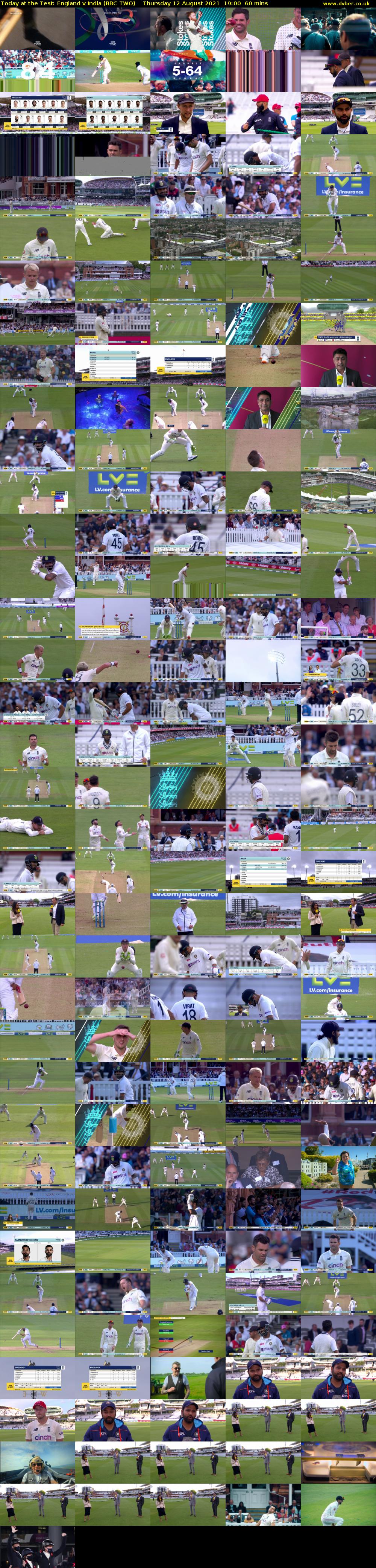 Today at the Test: England v India (BBC TWO) Thursday 12 August 2021 19:00 - 20:00