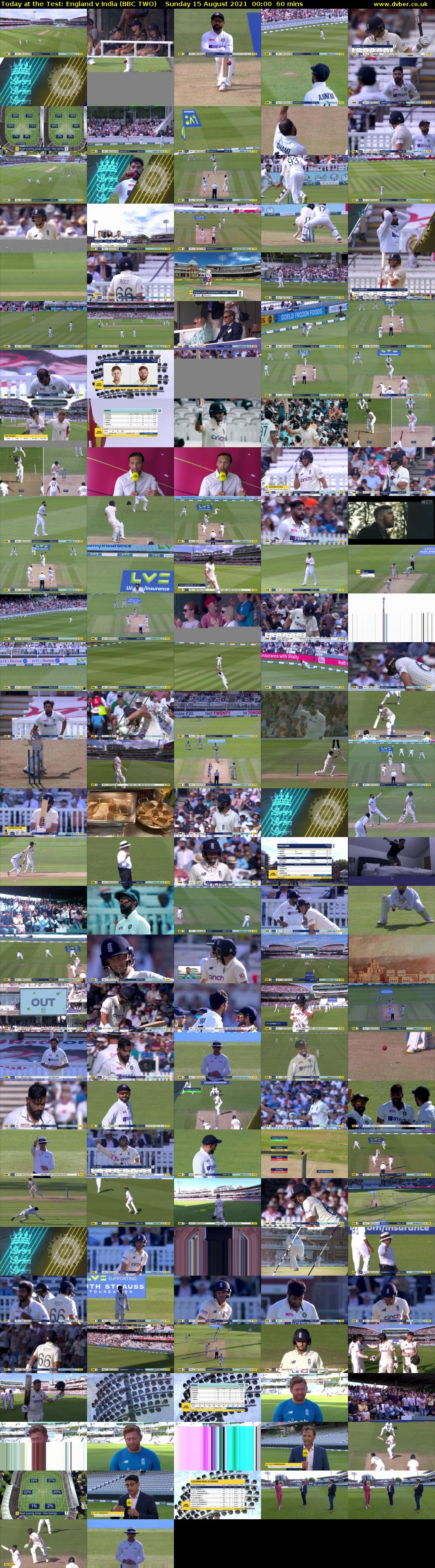 Today at the Test: England v India (BBC TWO) Sunday 15 August 2021 00:00 - 01:00