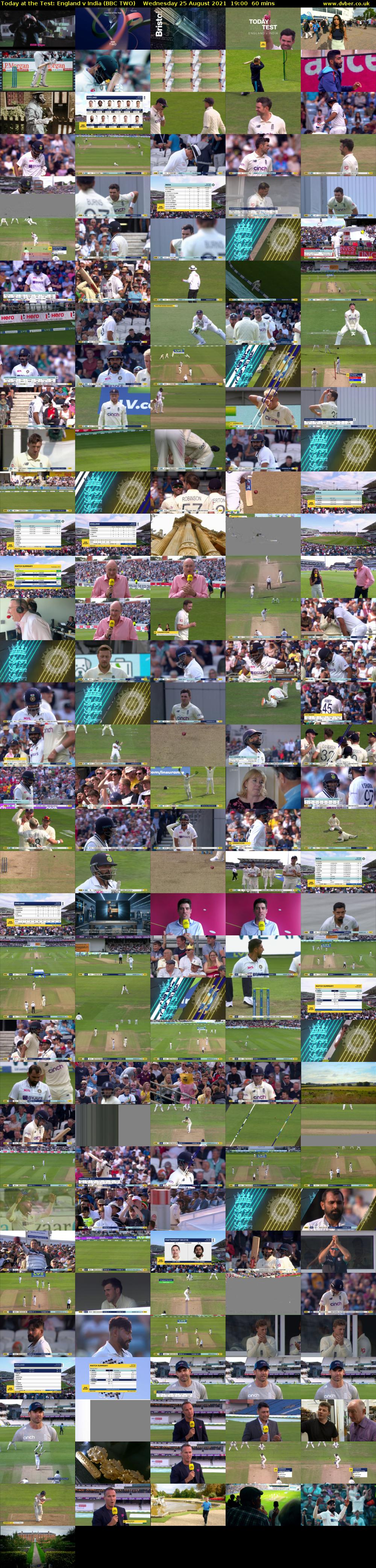 Today at the Test: England v India (BBC TWO) Wednesday 25 August 2021 19:00 - 20:00