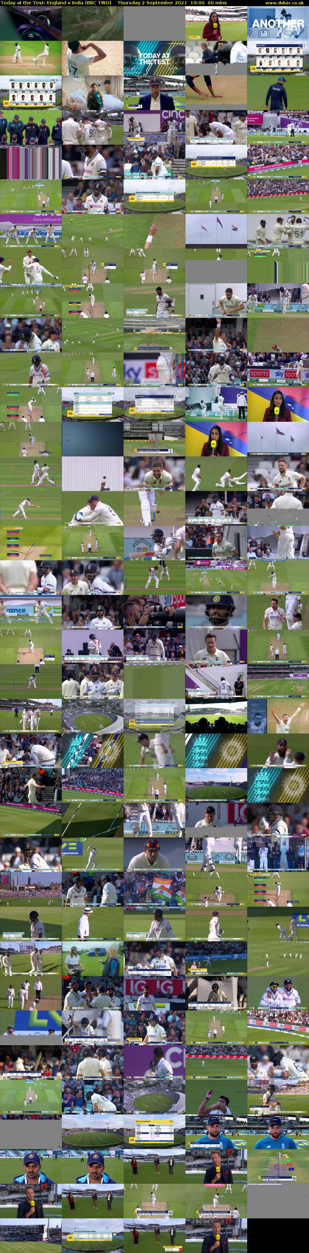 Today at the Test: England v India (BBC TWO) Thursday 2 September 2021 19:00 - 20:00